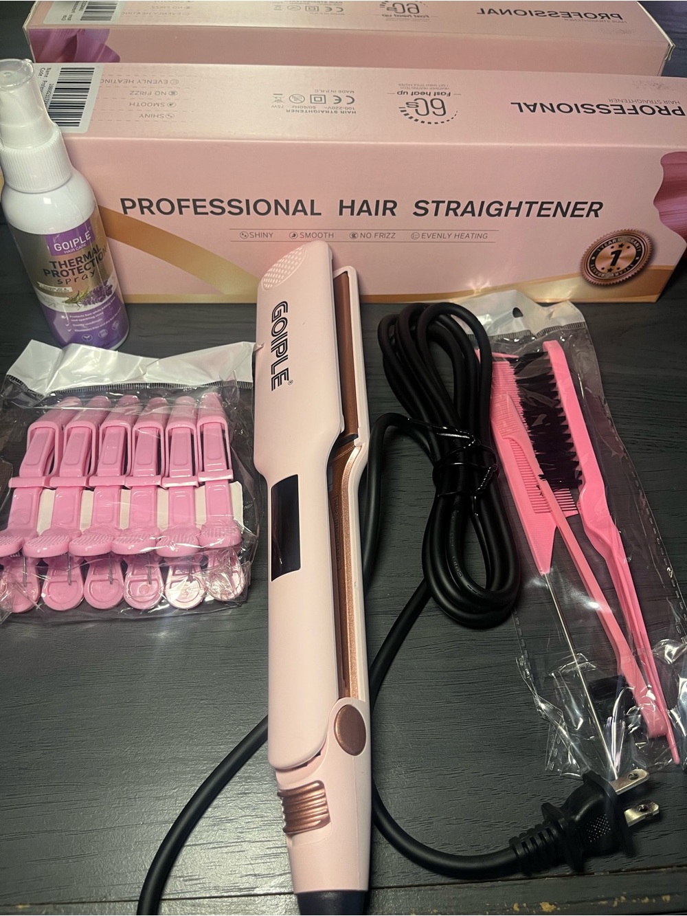 Professional Hair Straightener Kit